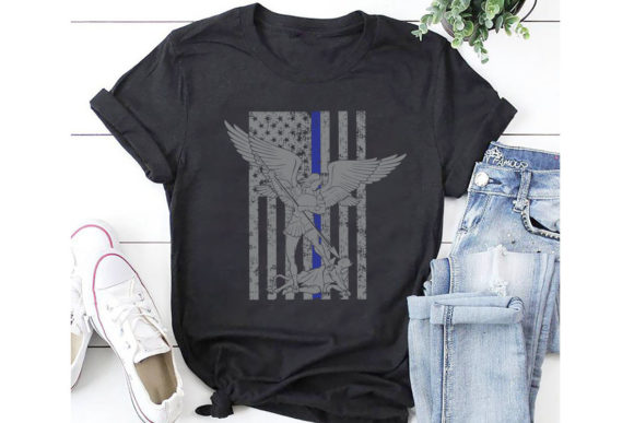 Angel Flag T Shirt Design: Premium Graphics for Your Brand