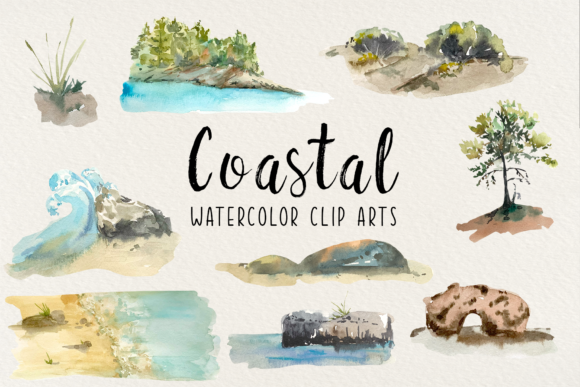Bring the Shore to Your Screen with Coastal Illustrations