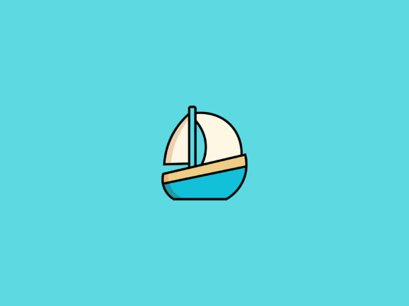 Charming Holiday Boat Illustrations for Festive Projects