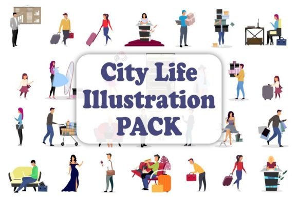 City Life Illustrations: A Toolkit for Modern Visual Storytelling