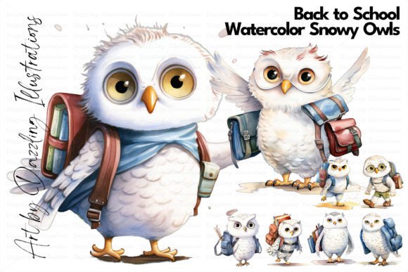 Enchant Your Designs with Snowy Owl Illustrations