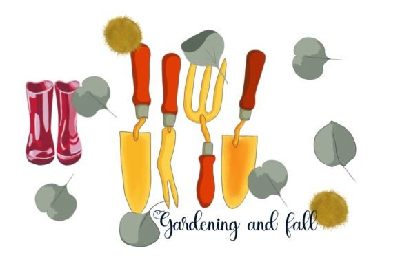 Gardening & Fall Illustrations: Your Toolkit for Autumn Projects