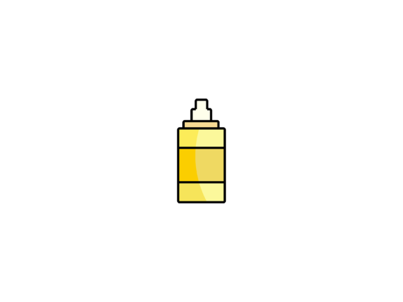 Restaurant Mayonnaise Illustrations: A Playful Design Asset